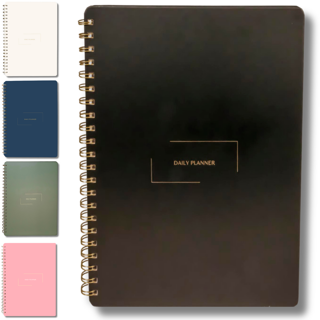 Undated Daily Planner and Weekly Planner | 8.25" x 11.75" | Multiple Colors & Layouts