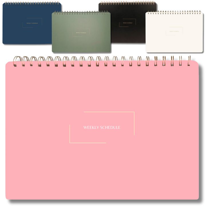 Undated Daily Planner and Weekly Planner | 8.25" x 11.75" | Multiple Colors & Layouts